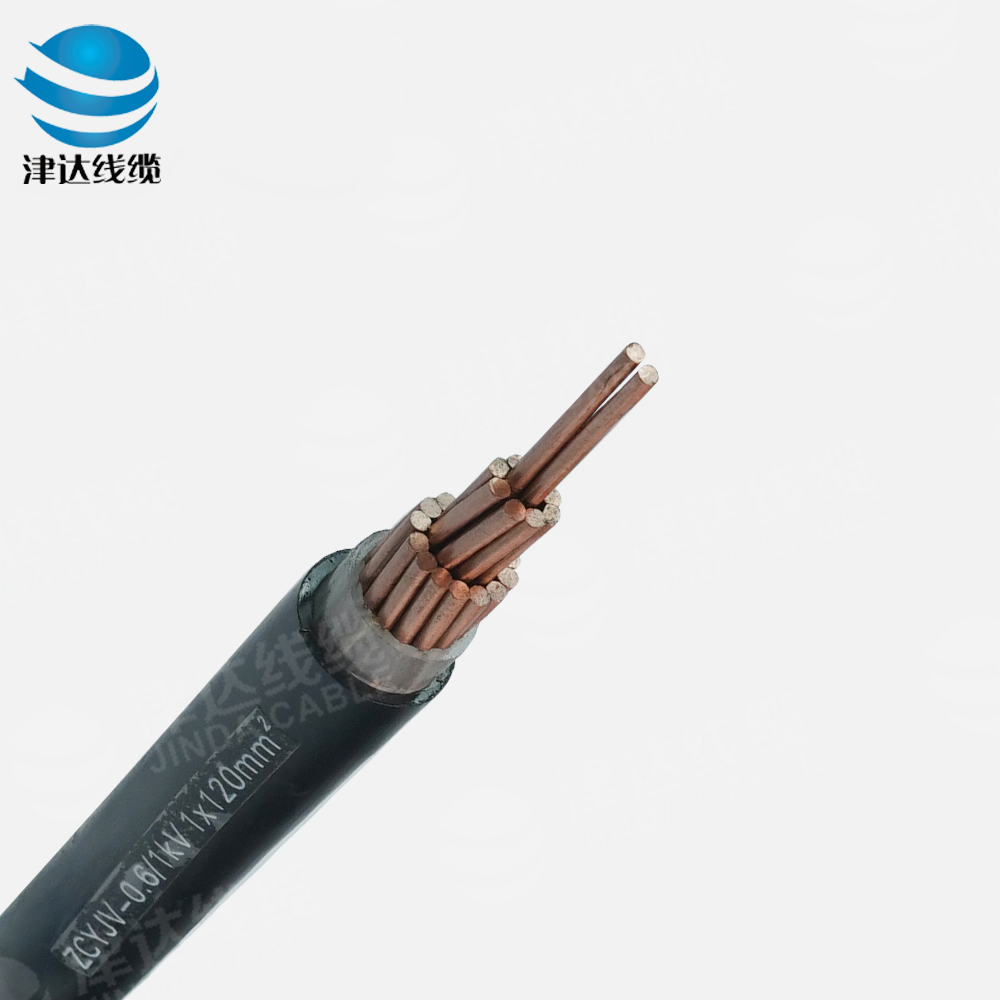 ZC-YJV 1*120銅芯交聯(lián)聚乙烯絕緣聚氯乙烯護(hù)套阻燃C類電力電纜
